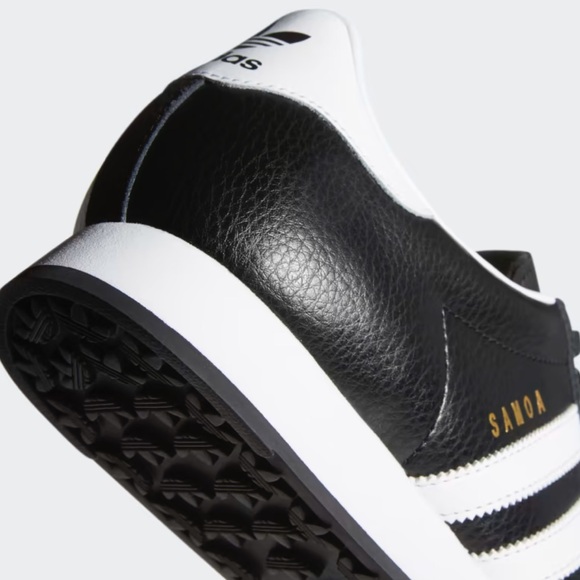 NIB Adidas Samoa Sneakers, Black/White, Men’s 7 - Picture 16 of 16